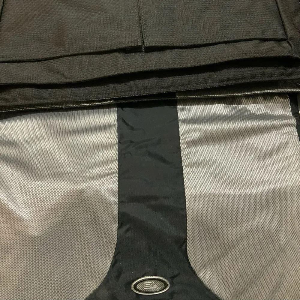 TUMI Crossbody Messenger Laptop Bag Flap 6507 D Black nylon